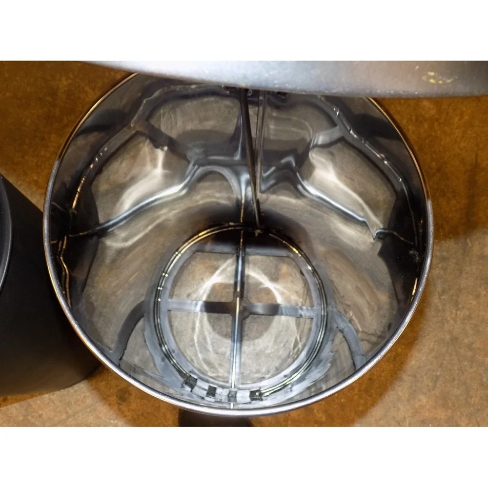 13gal Stainless Touchless Commercial Hands Free Step Trash Can & HD Liner
